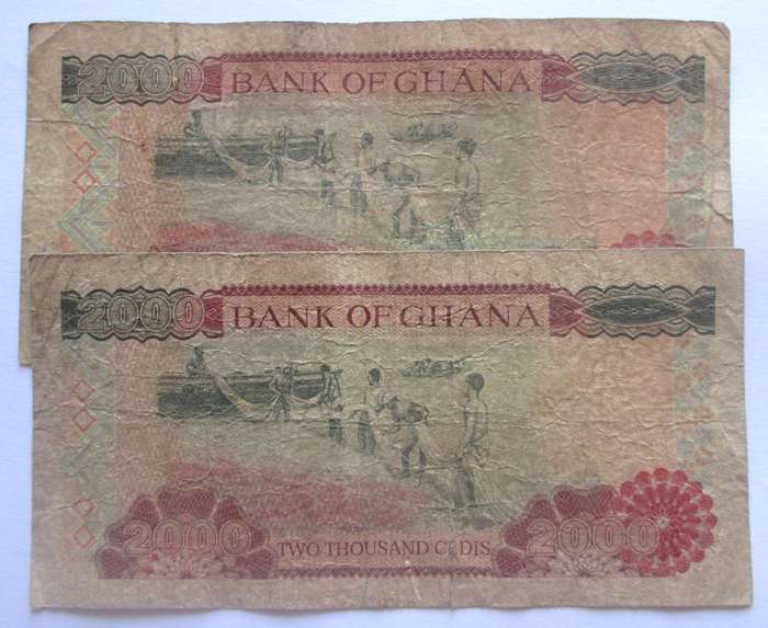 2000 Cedis Ghana 2000 and 2002
