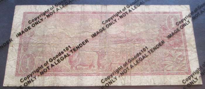 One Rand Republic of South Africa Serial Nr B426 959014