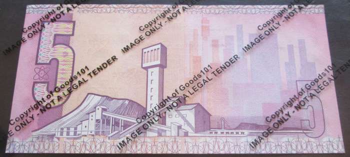 Five Rand Republic of South Africa Serial Nr AM3654519