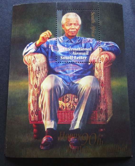 Happy 90th Birthday Madiba Stamps x8