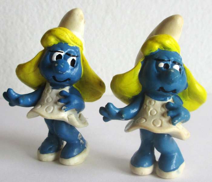 Smurfette Smurf made in West Germany Peyo