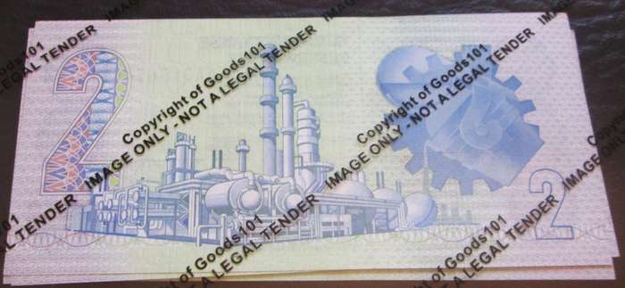 Two Rand Republic of South Africa Serial Nr AA0156746 - AA0156750