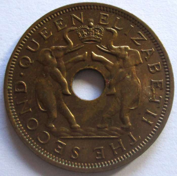 1963 Rhodesia and Nyasaland 1 Penny
