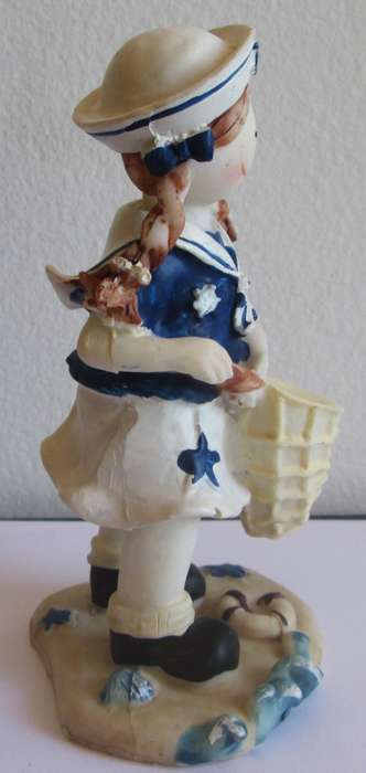 Sailor Beach Girl Ornament