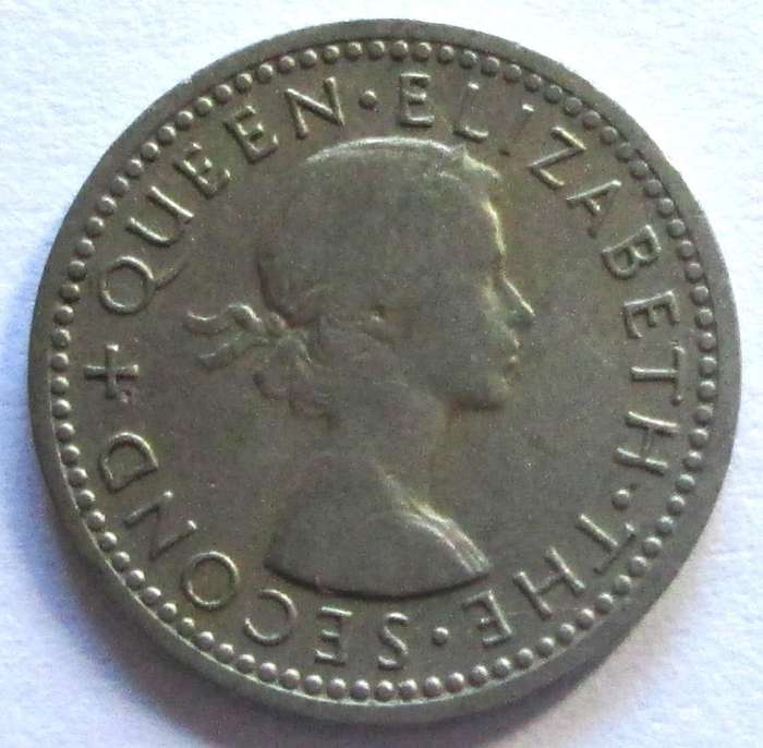 1957 Rhodesia and Nyasaland 3 Pence
