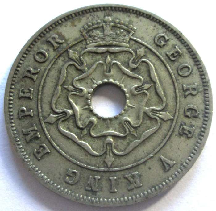 1934 Southern Rhodesia 1 Penny