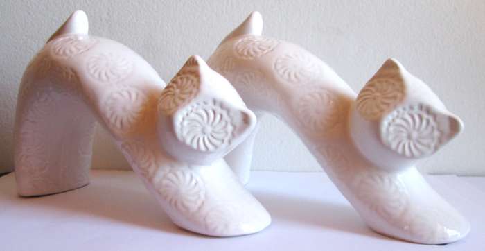 White Decorative Kittens