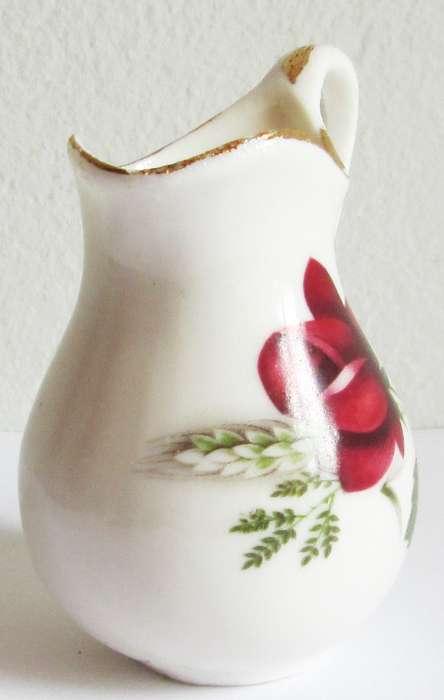 Rose Printed Miniature Creamer Jug