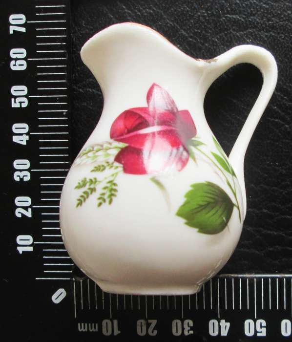 Rose Printed Miniature Creamer Jug