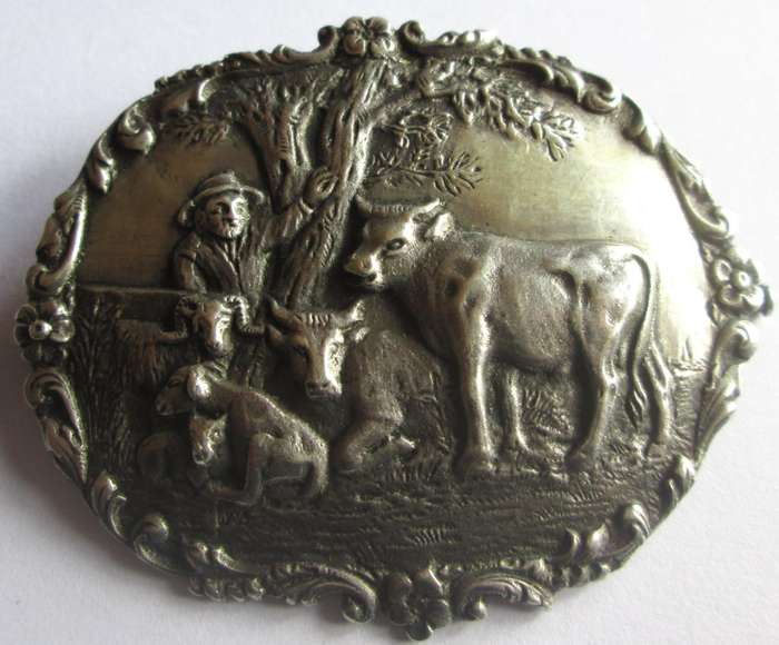 Farmers Motif Brooches