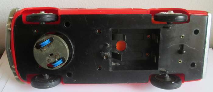 Fire Chief Mustang Battery Operator Plastic Car
