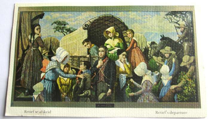 Retief Departure Voortrekker Monument Post Card