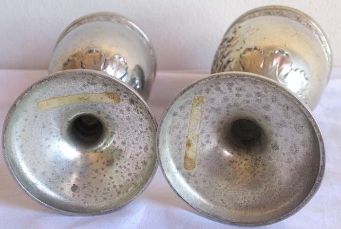 Silver Plated Crest Goblets Wine Cups