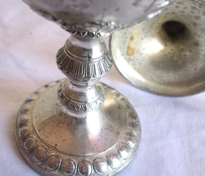Silver Plated Crest Goblets Wine Cups