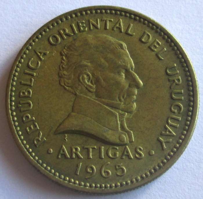 1965 Uruguay 5 Pesos