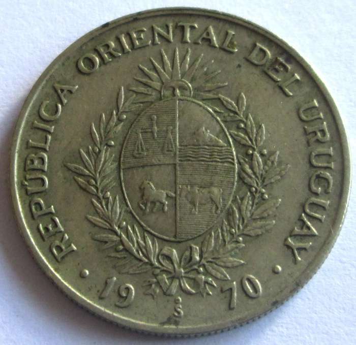 1970 Uruguay 50 Pesos