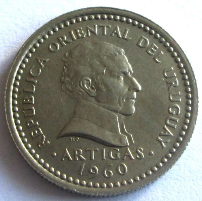 1960 Uruguay 25 Centesimos