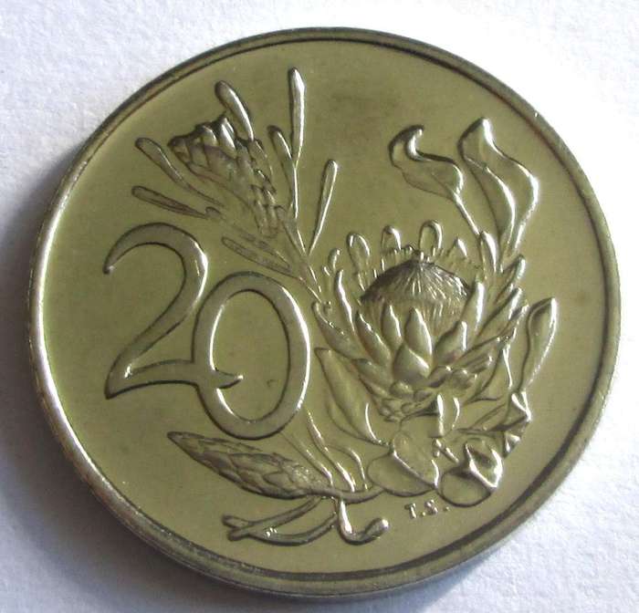 1976 South Africa Twenty Cents