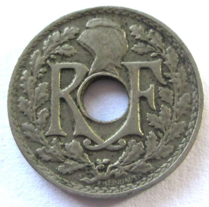 1923 France 5 Centimes