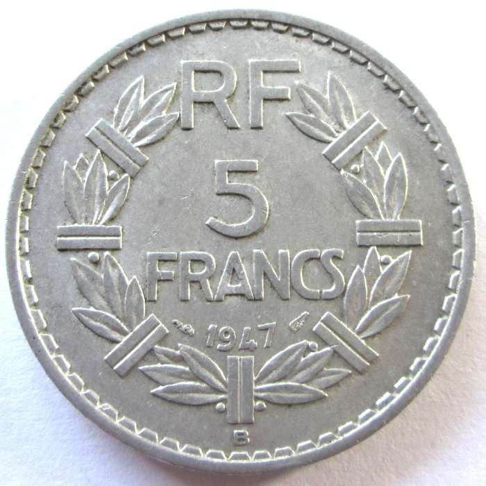 1947 France 5 Francs