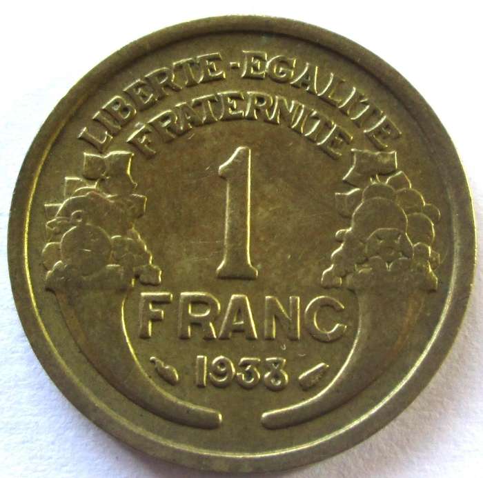 1938 France 1 Franc