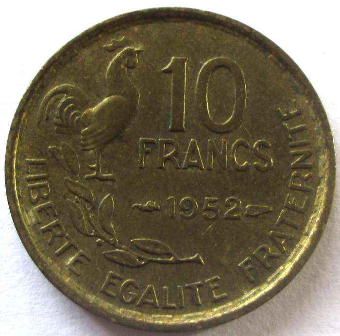 1952 France 10 Francs
