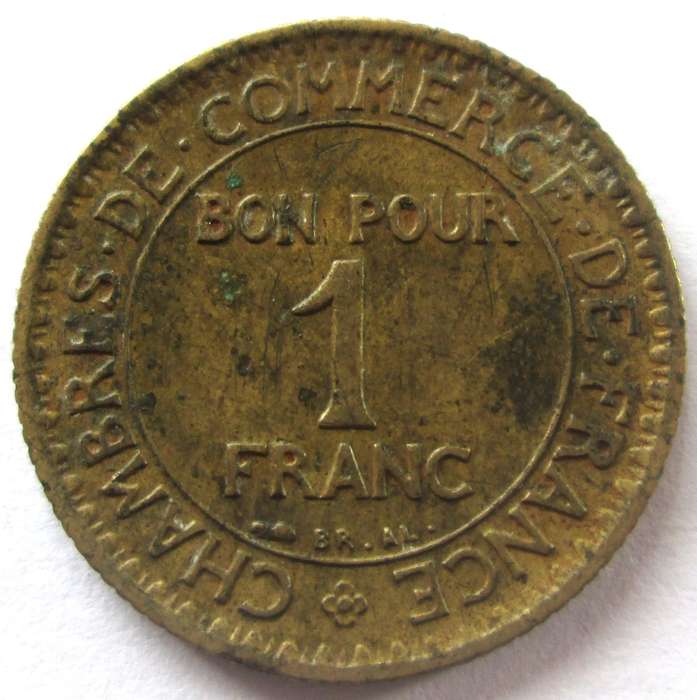 1922 France 1 Francs