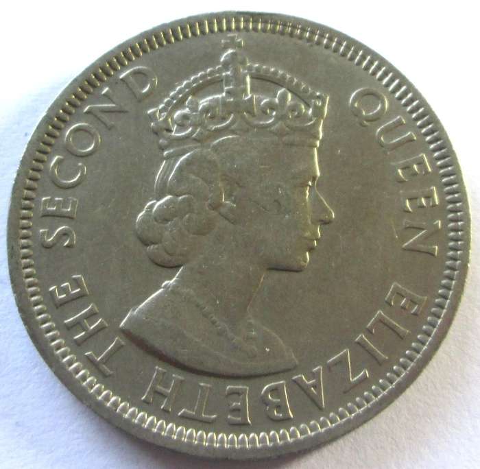 1971 Mauritius 1 Rupee