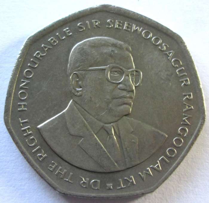 2000 Mauritius 10 Rupees