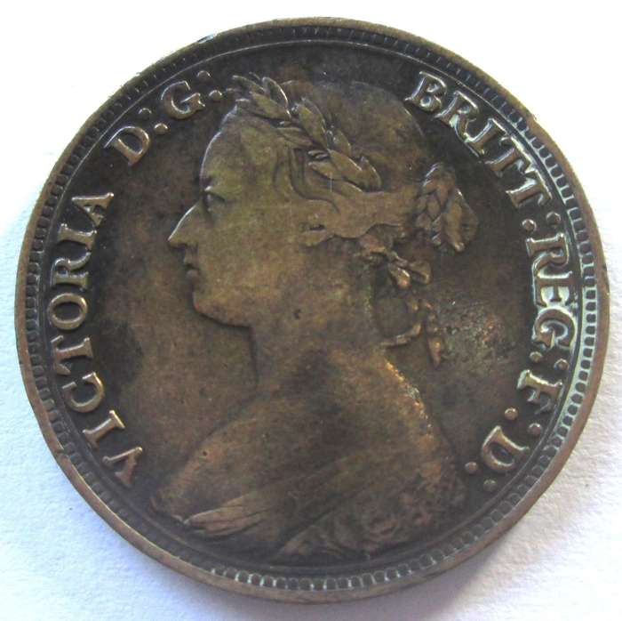 1880 Great Britain Half Penny