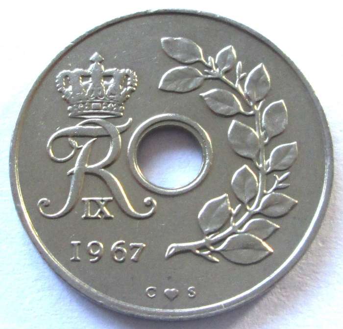 1967 Danmark 25 Ore