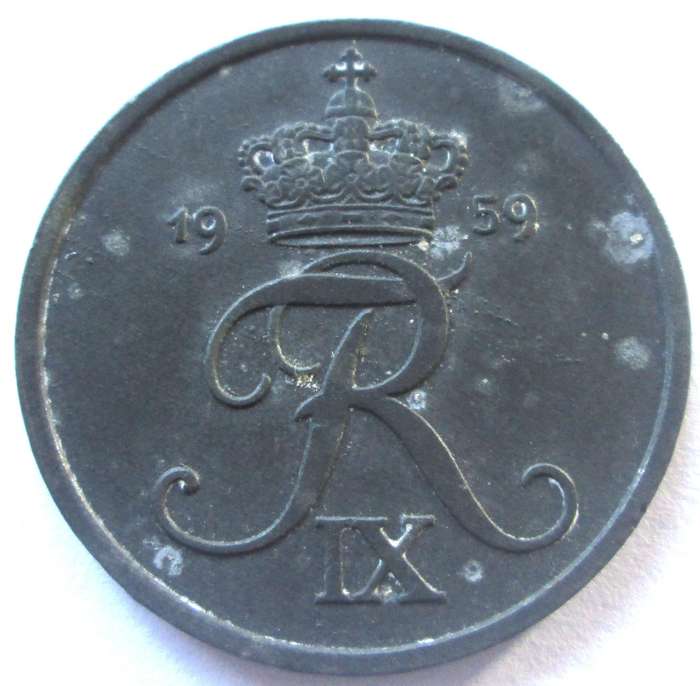1959 Danmark 5 Ore