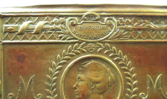 1914 Princess Mary Christmas Gift Box Brass Tin World War 1
