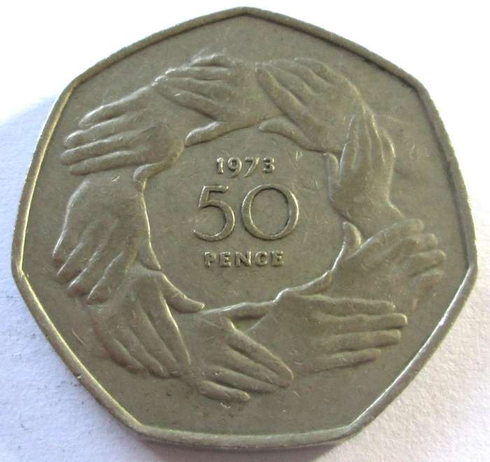 1973 Great Britain 50 Pence
