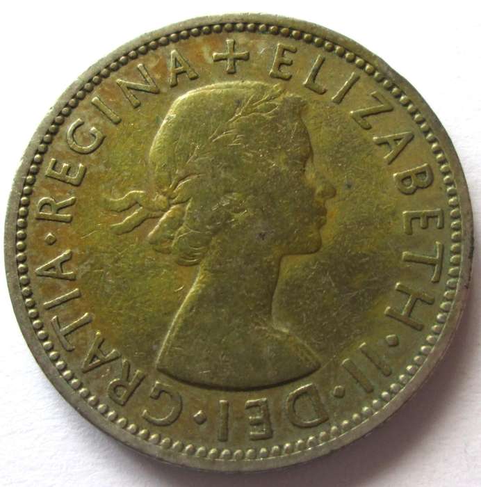1955 Great Britain 2 Shillings