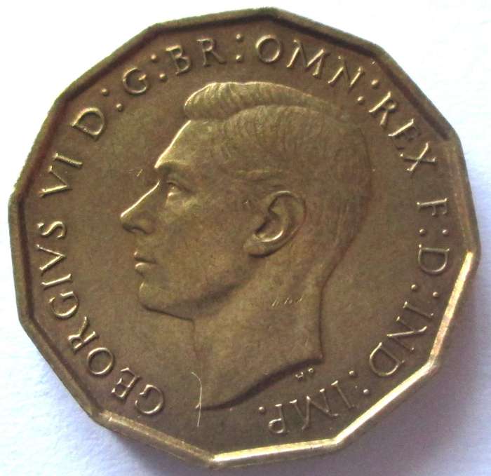 1939 Great Britain 3 Pence