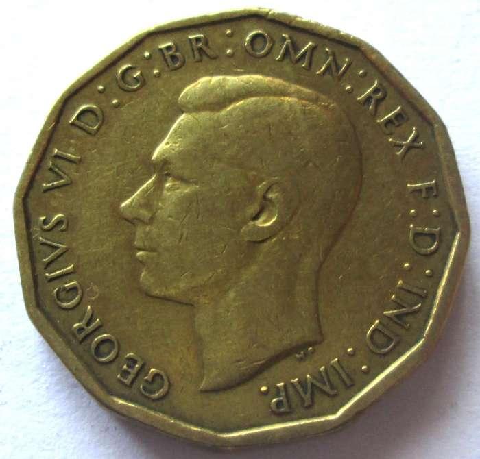 1943 Great Britain 3 Pence