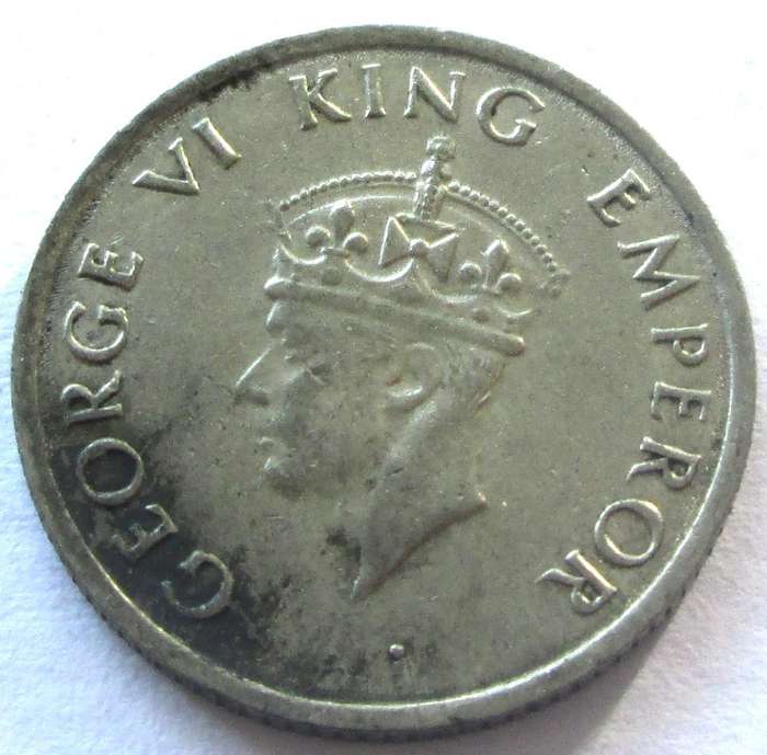 1947 India Quarter Rupee