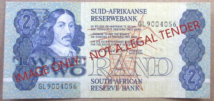 Two Rand South Africa Serial Nr GL9004056