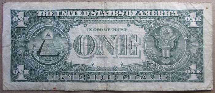 2009 United States of America 1 Dollars Serial Nr B11561440H