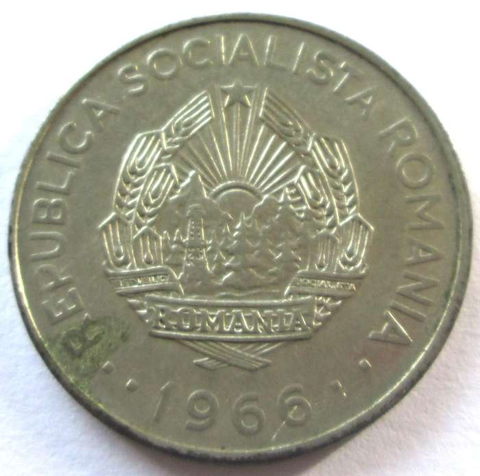 1966 Romania 3 Lei