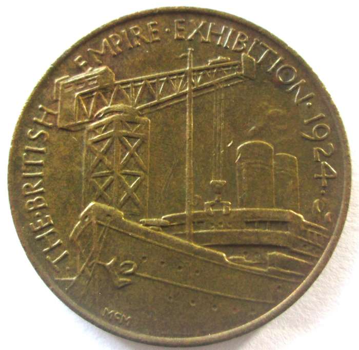 1924 British Empire Exhibition Medal