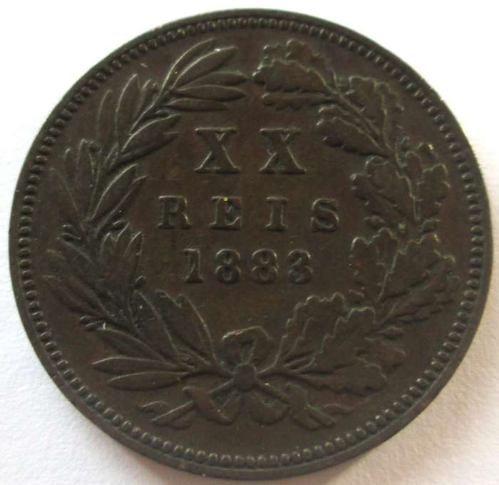 1883 Portugal 20 Reis