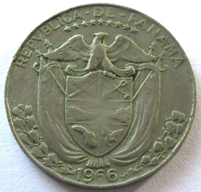1966 Panama Quarter Balboa