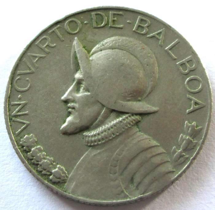 1966 Panama Quarter Balboa