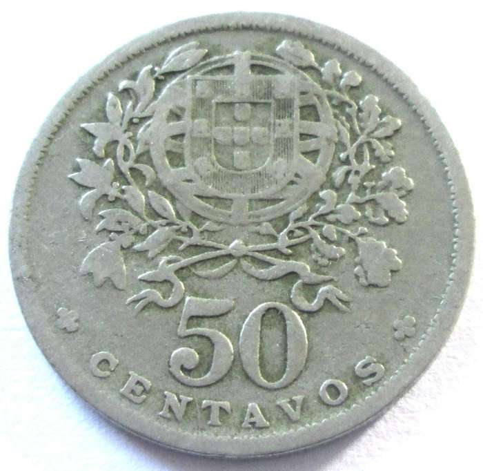 1945 Portugal 50 Centavos