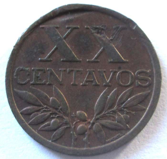 1962 Portugal 20 Centavos