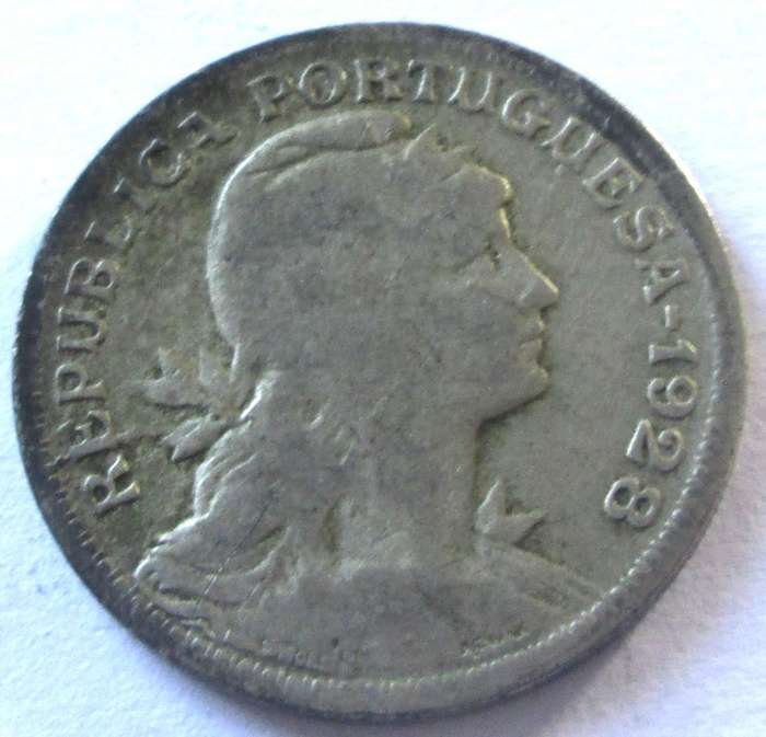 1928 Portugal 50 Centavos