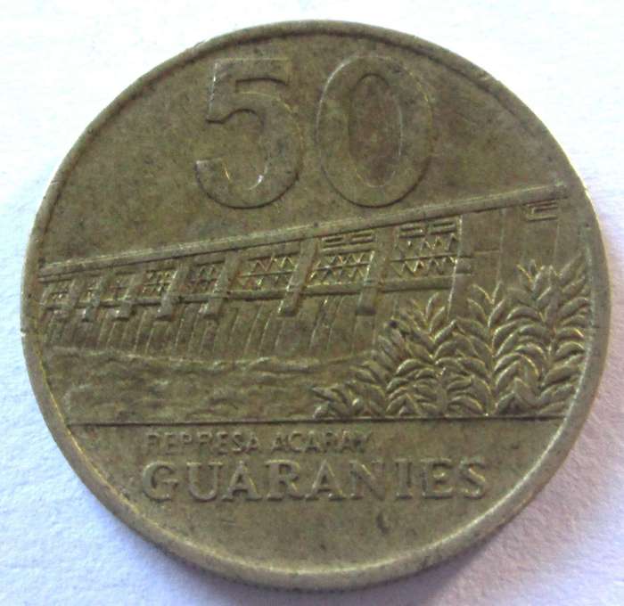 1992 Paraguay 50 Guaranies