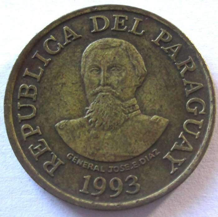 1993 Paraguay 100 Guaranies